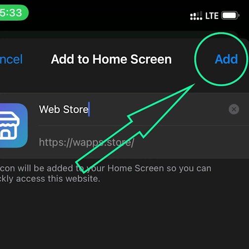 Step 3 - Chrome iOS