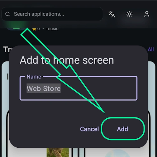 Step 4 - Opera Android