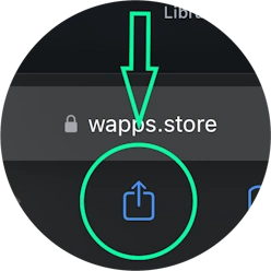 Step 1 - Safari iOS
