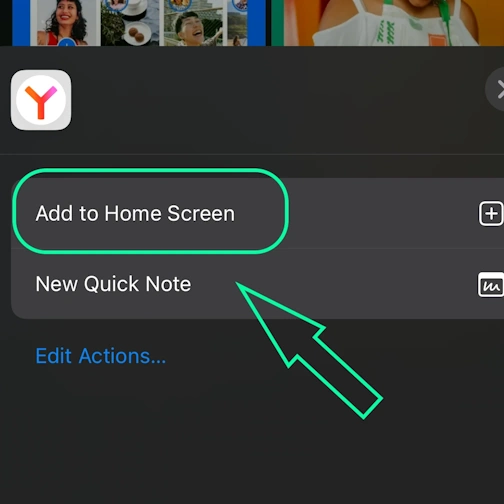 Step 3 - Yandex iOS